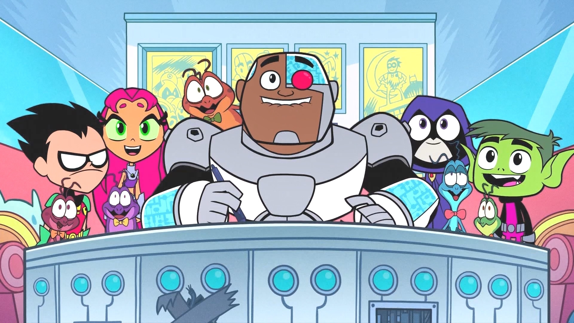 Teen Titans Go! See Space Jam Background