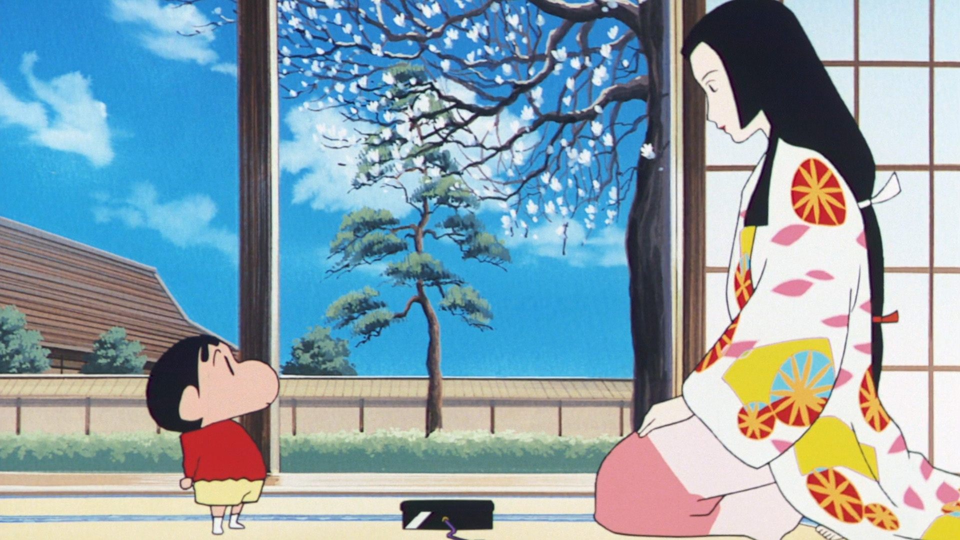 Crayon Shin-chan: A Storm-invoking Splendor! The Battle of the Warring States Background