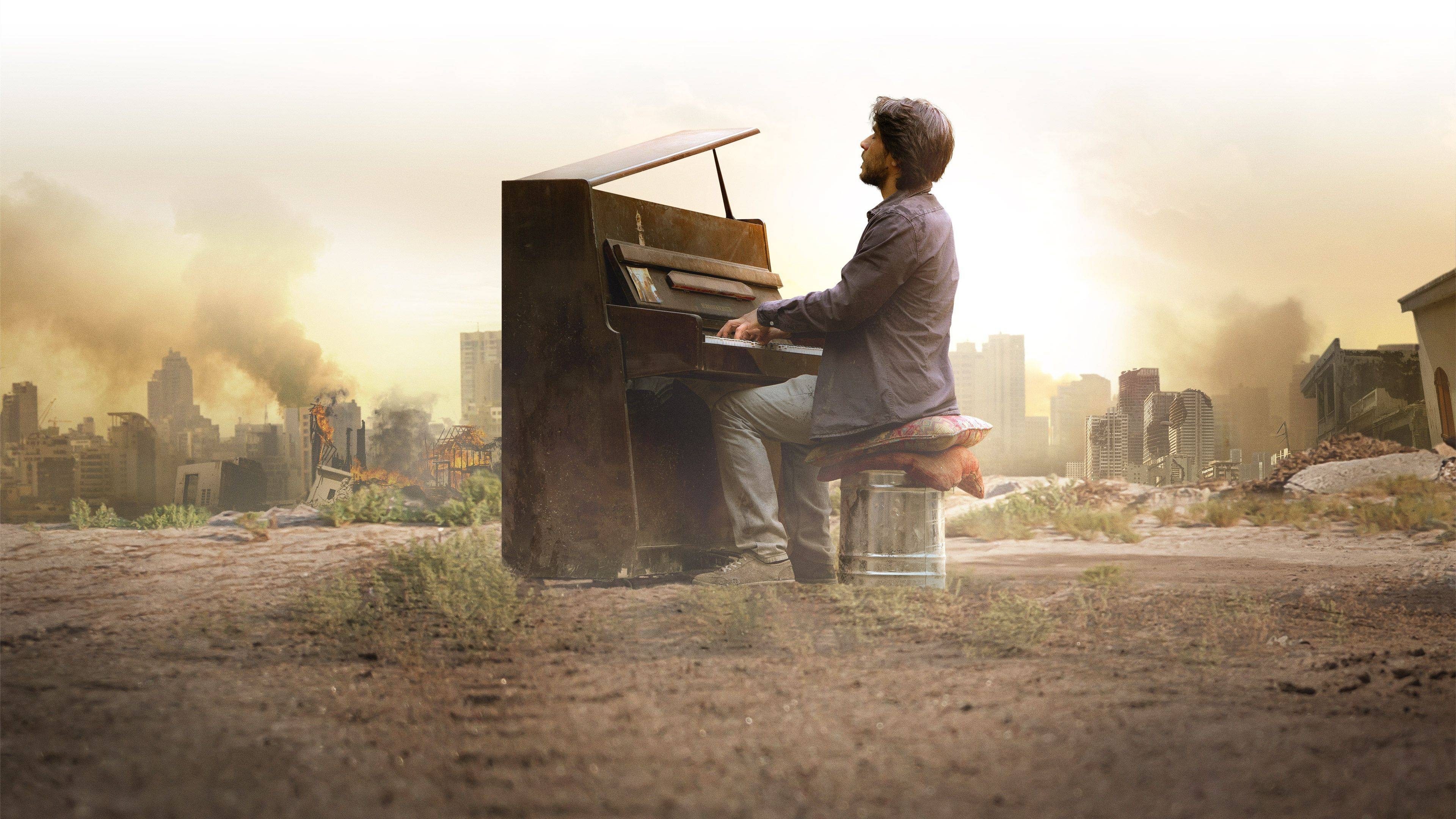 Broken Keys Background