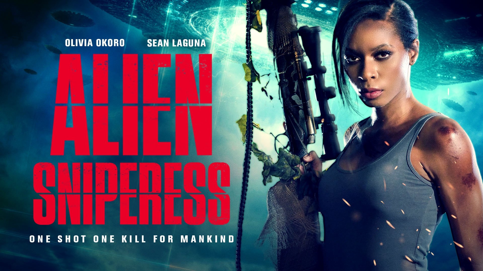 Alien Sniperess Background