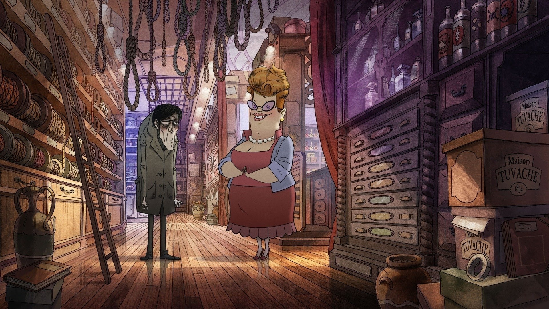 The Suicide Shop Background