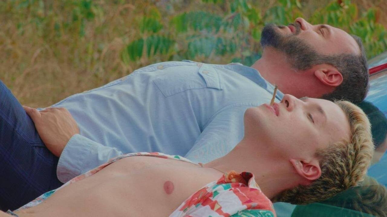 Behind the Trees Background