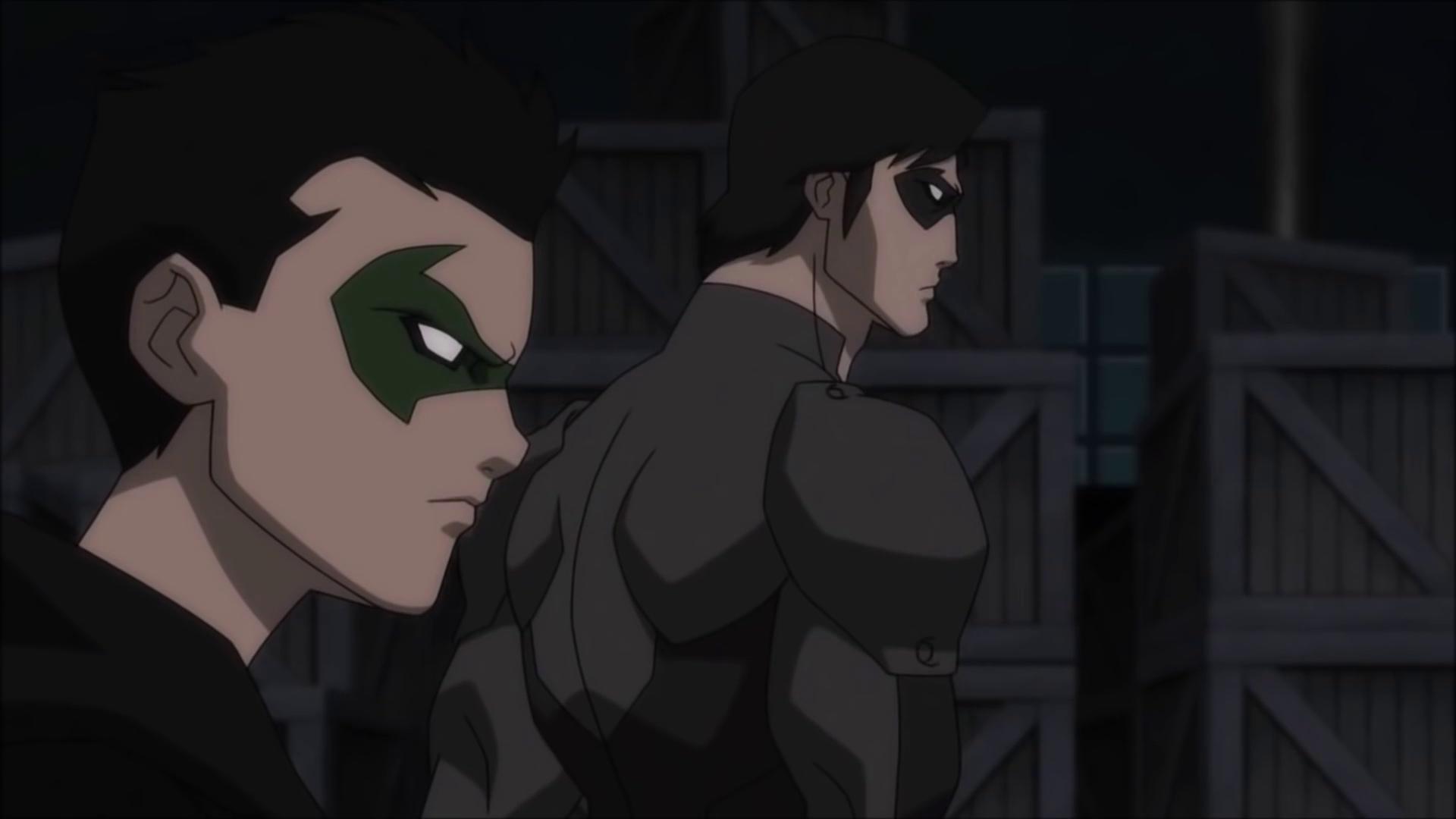Nightwing and Robin Background