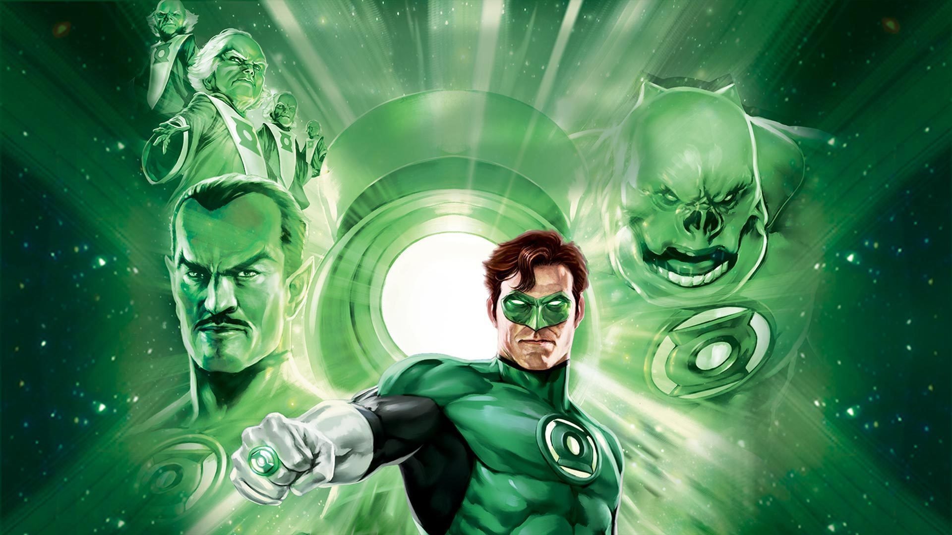 Green Lantern: Emerald Knights Background