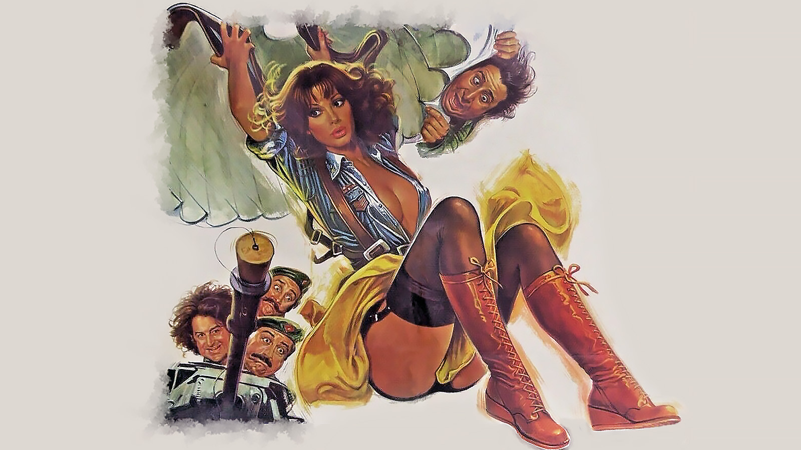 The Soldier with Great Maneuvers Background