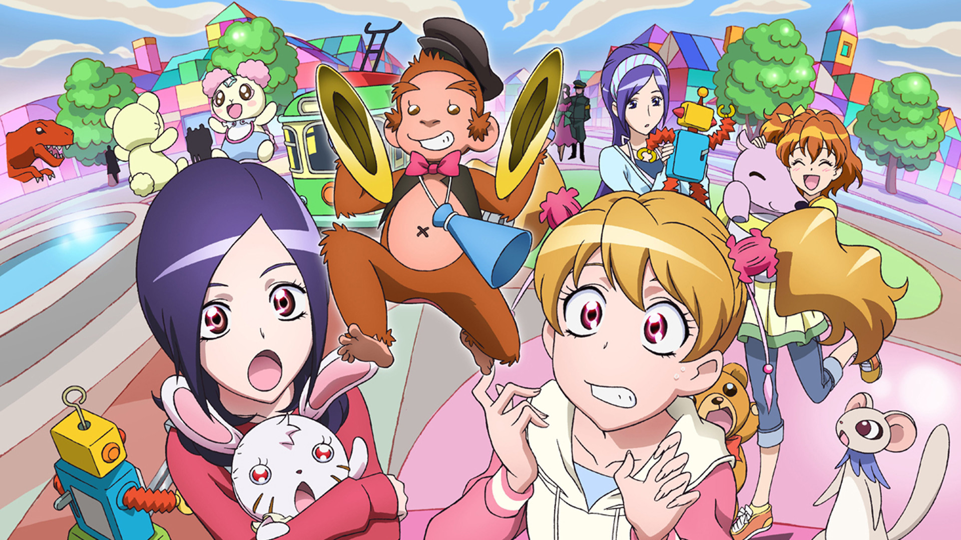 Fresh Precure! Movie: The Kingdom of Toys has Lots of Secrets!? Background
