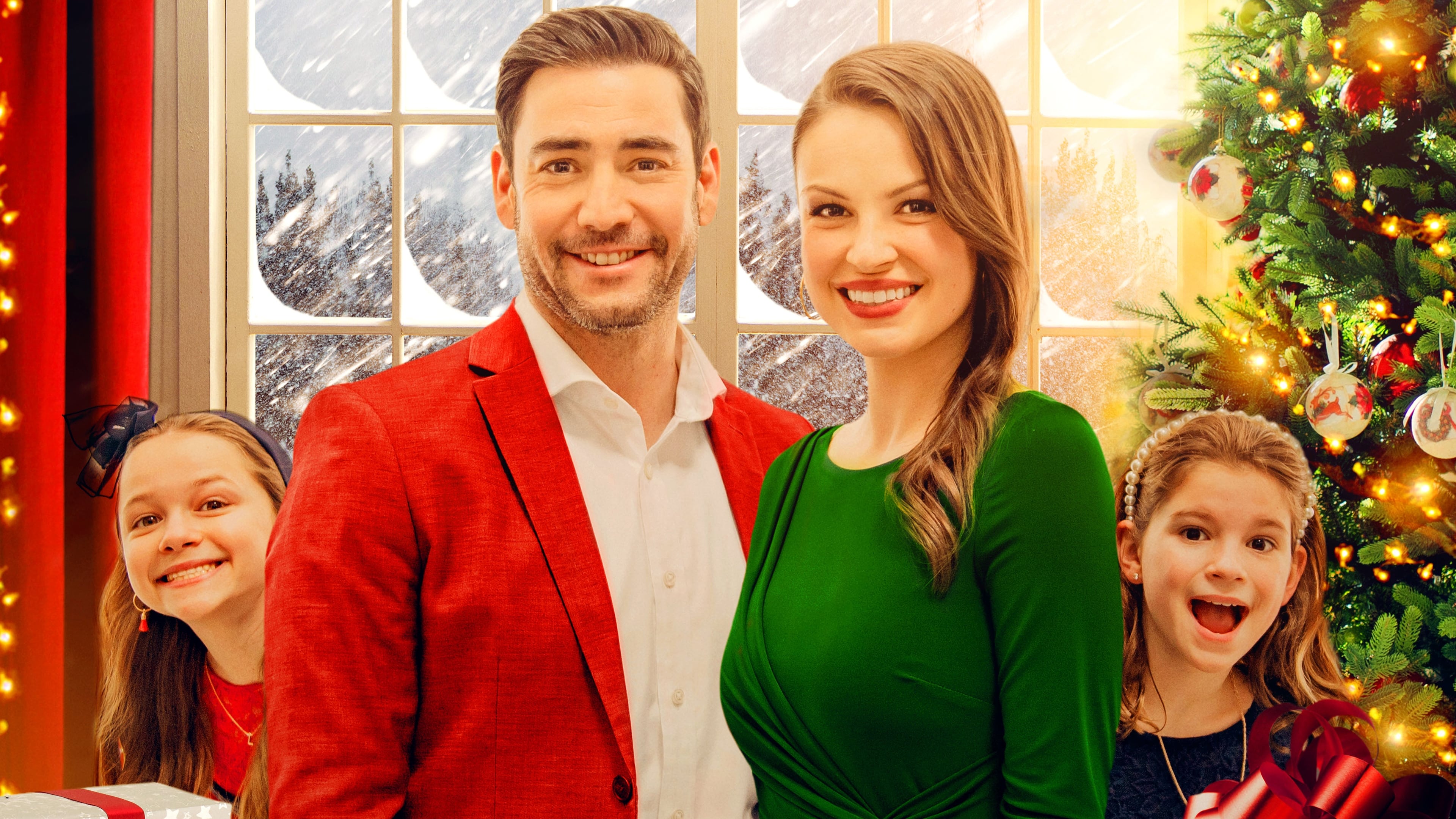 Snowed in for Christmas Background