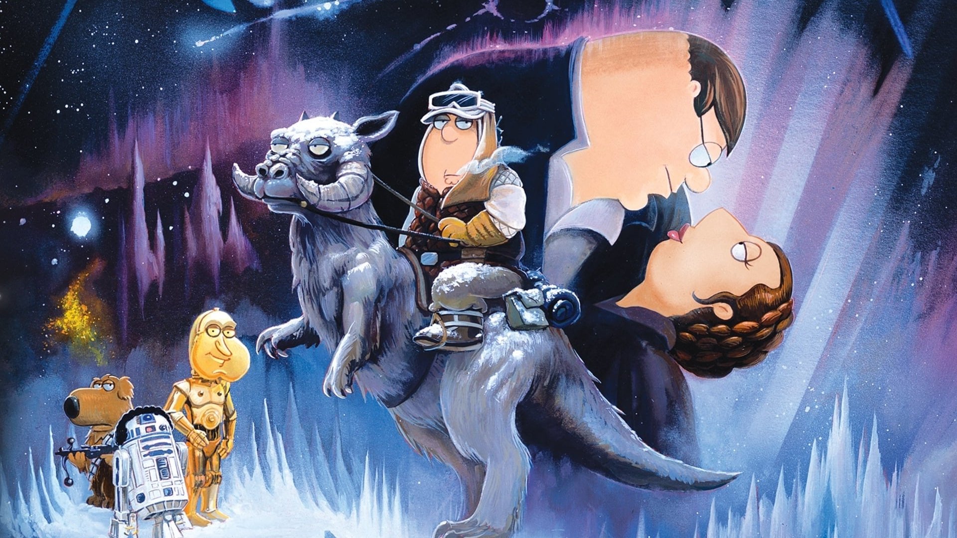 Family Guy Presents: Something, Something, Something, Dark Side Background