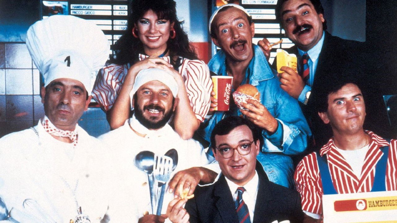 Italian Fast Food Background