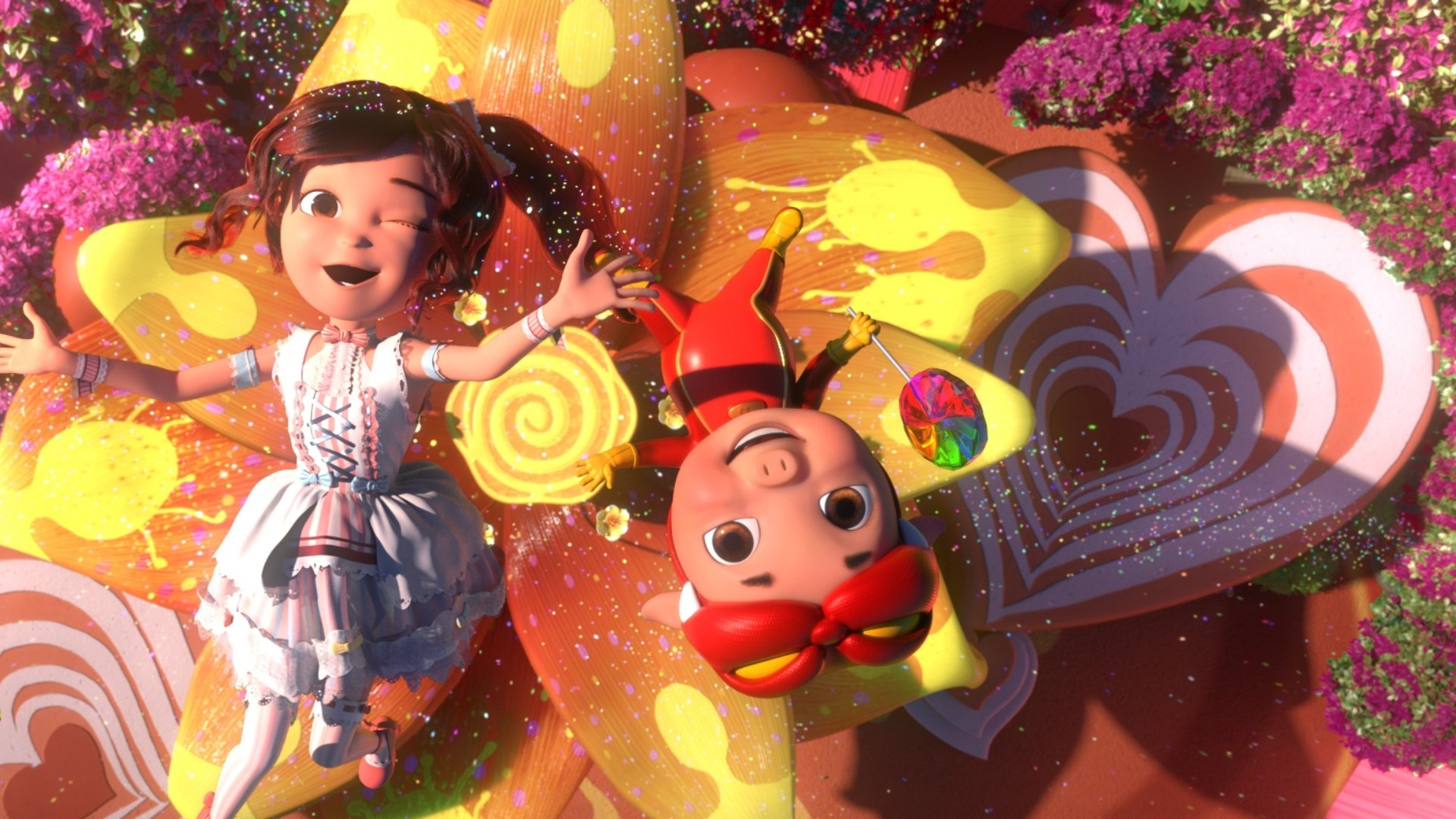 GG Bond: Lollipop in Fantasy Background