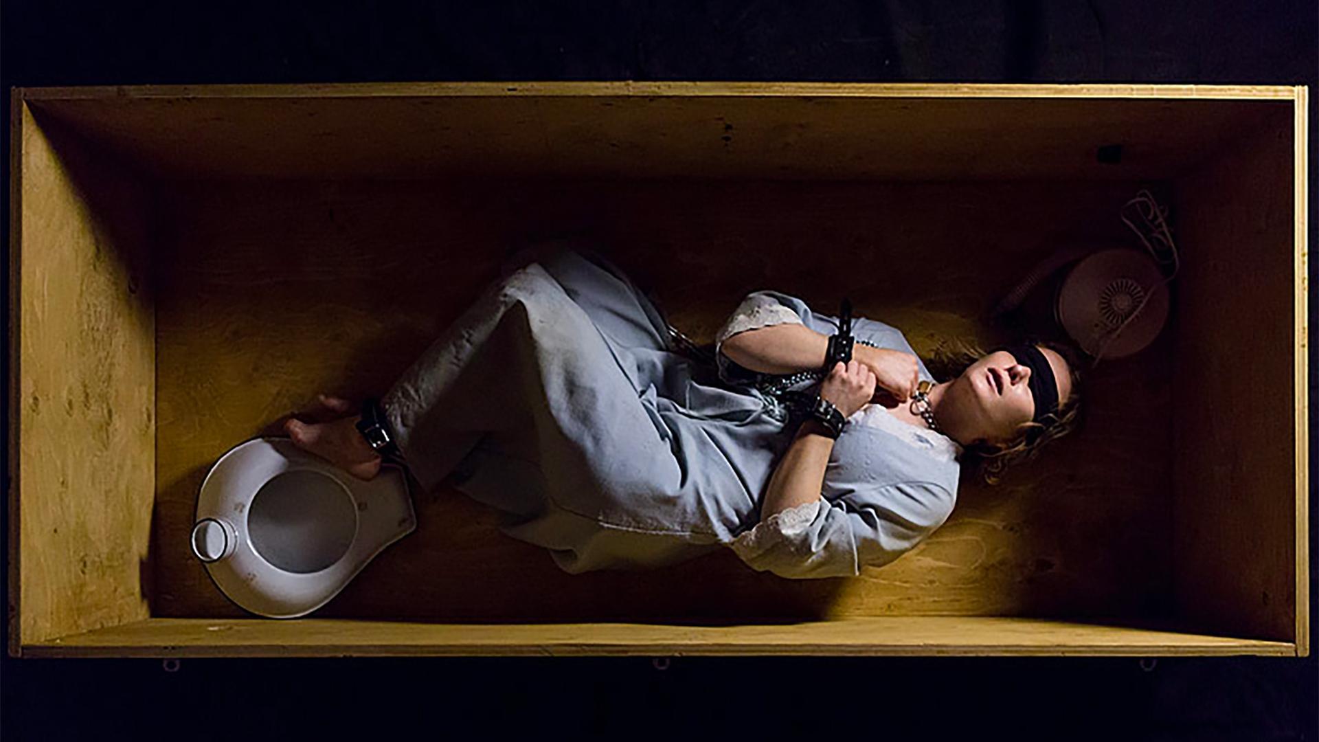 Girl in the Box Background