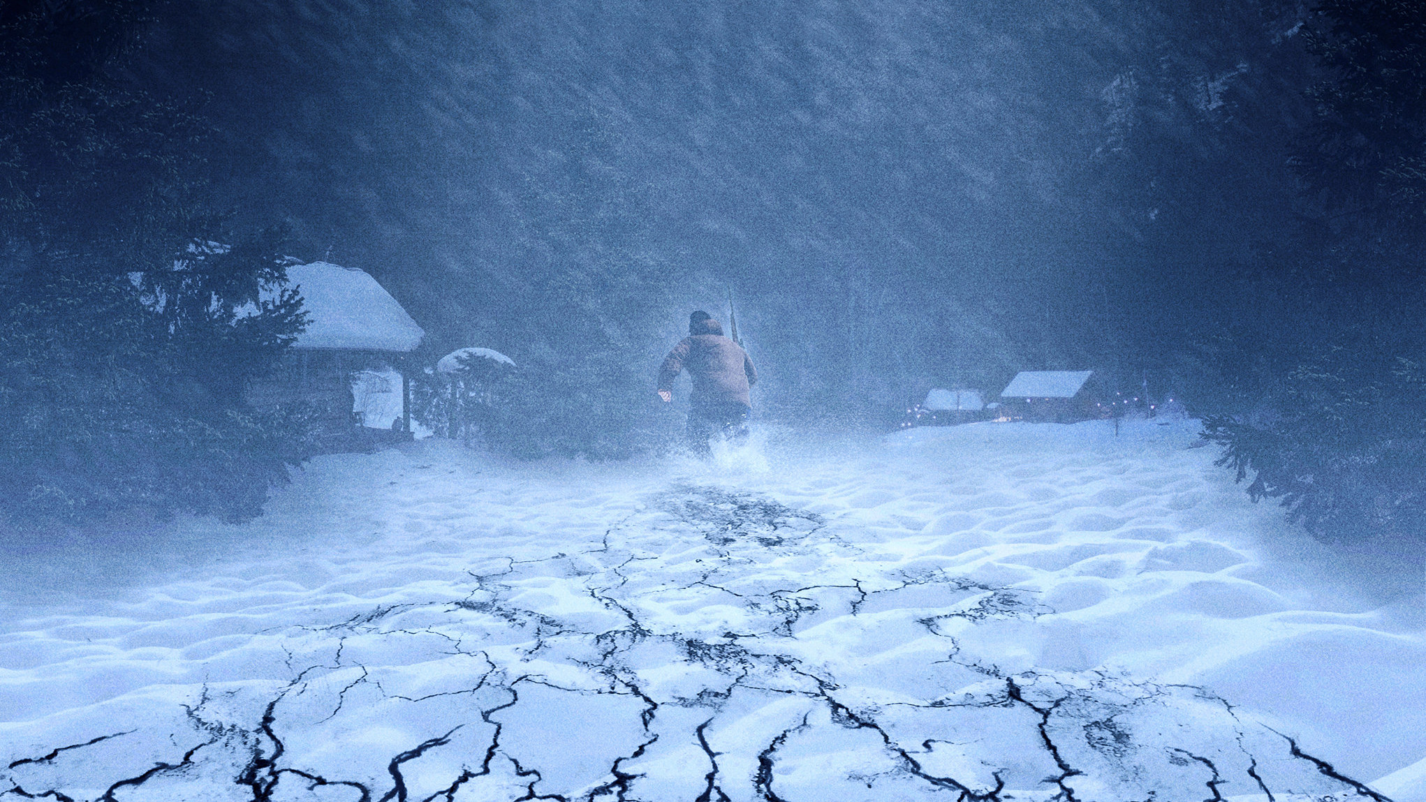 Black Mountain Side Background