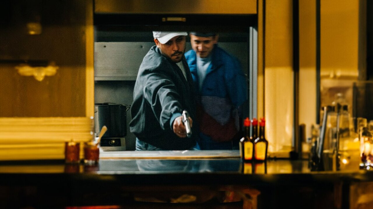 De restaurantmoord Background