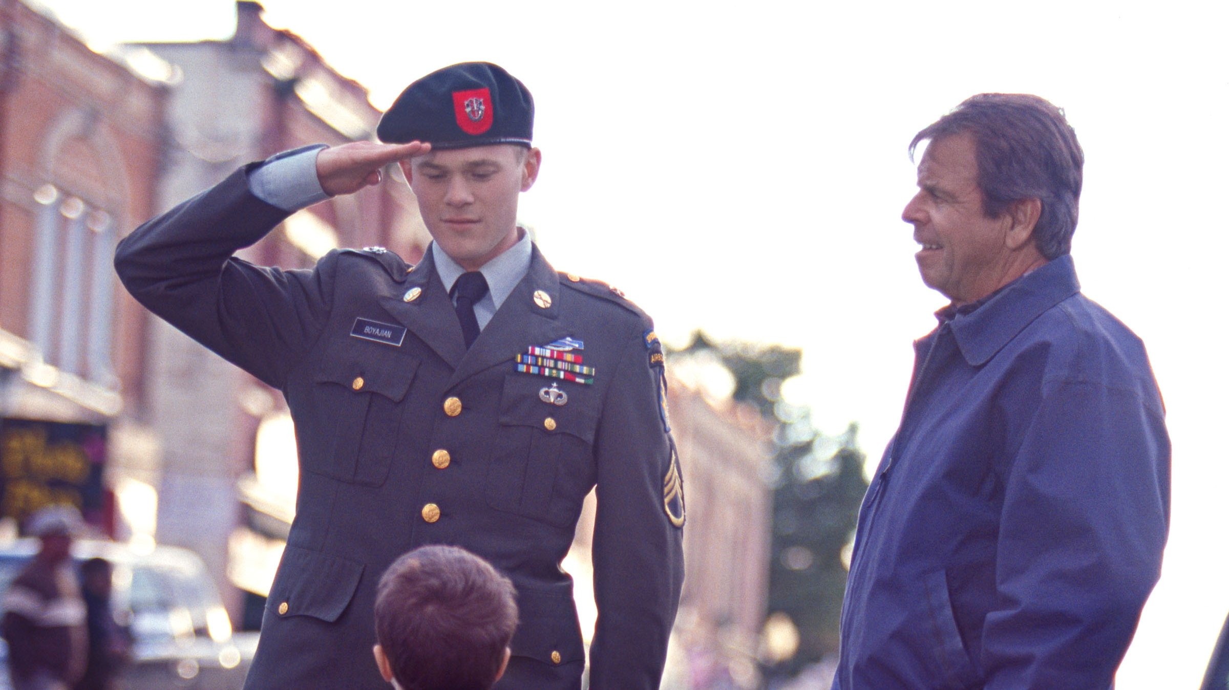 A Christmas Visitor Background