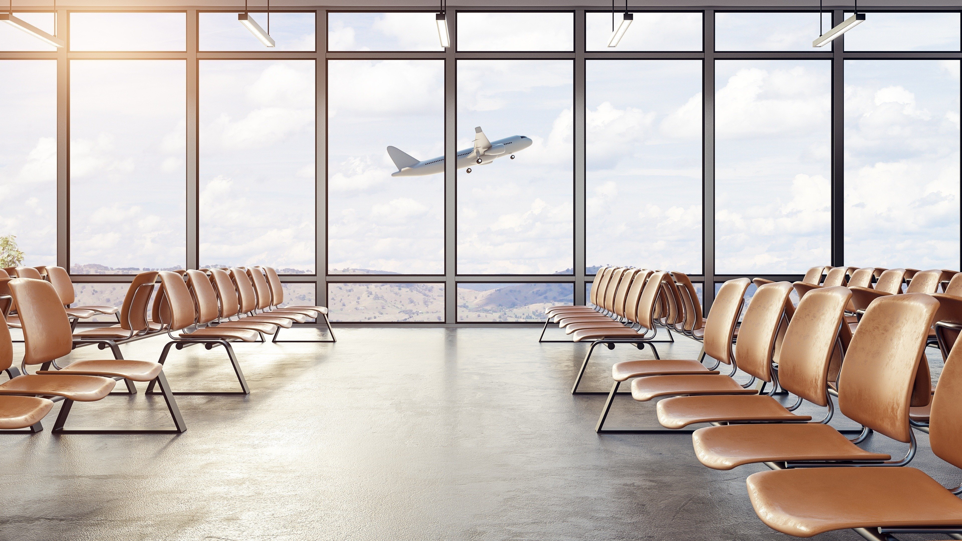 New York Super Airport Background