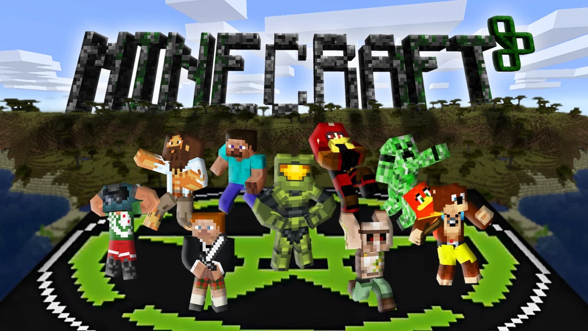 Let's Play Minecraft Background