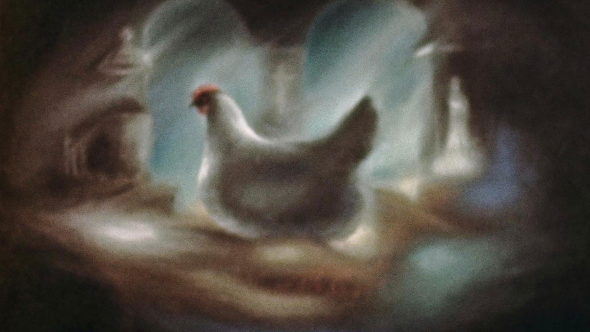 La poulette grise Background