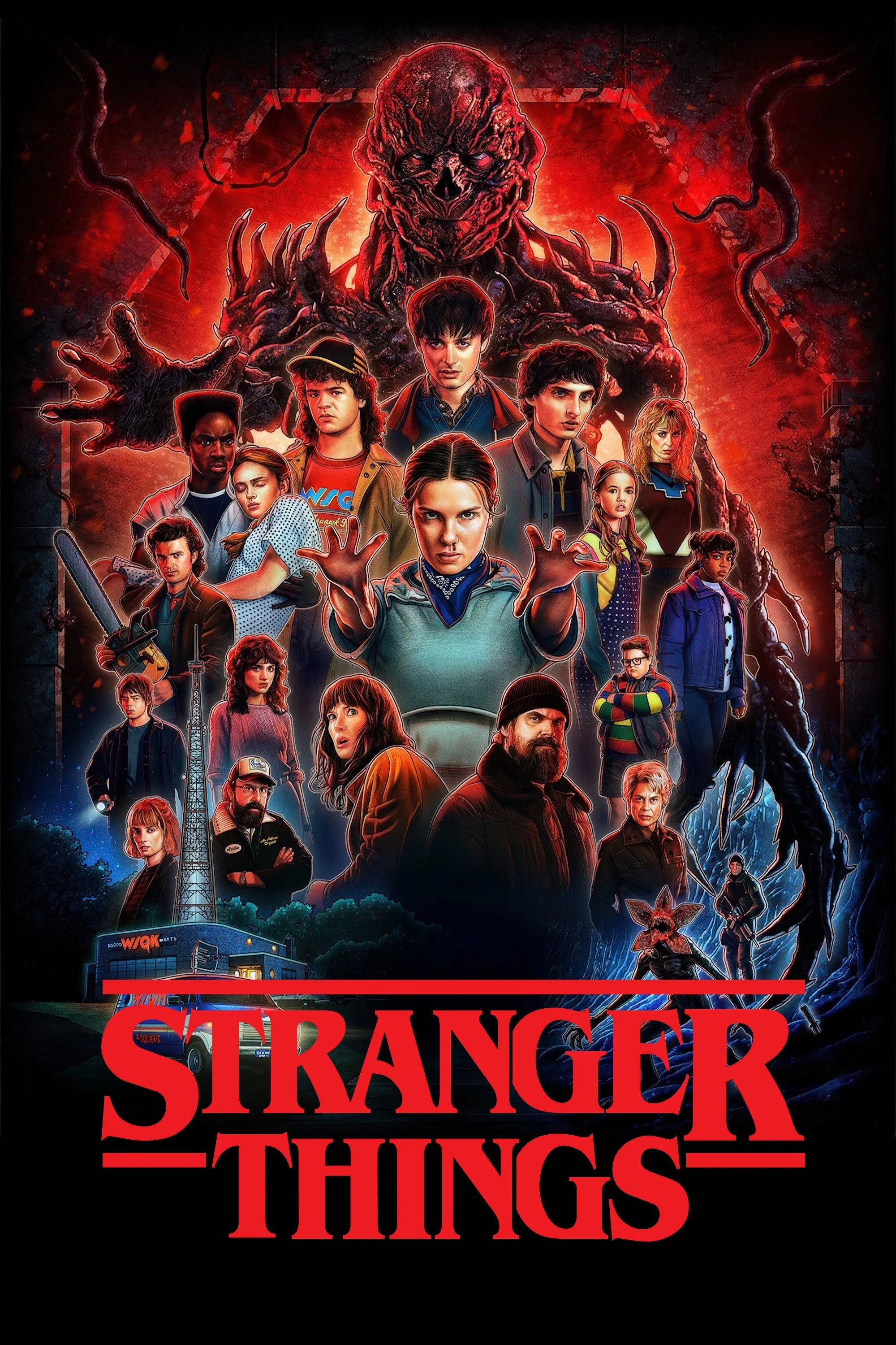 Stranger Things Background (Poster)