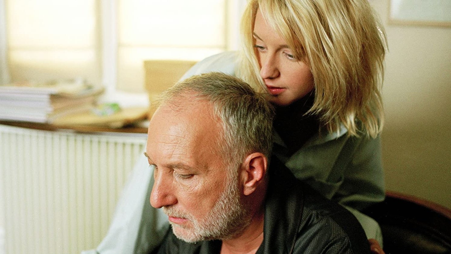 A Girl Cut in Two Background