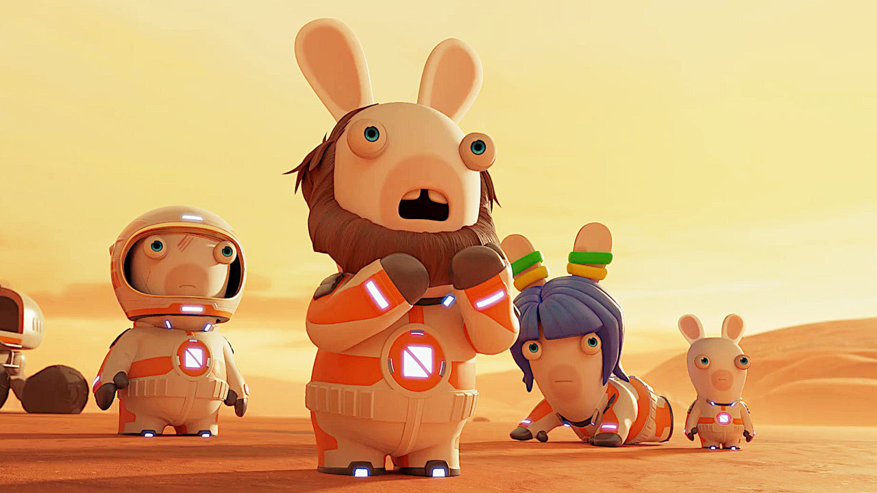 Rabbids Invasion - Mission To Mars Background