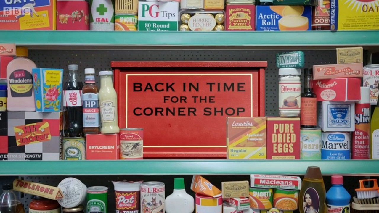 Back in Time for the Corner Shop Background