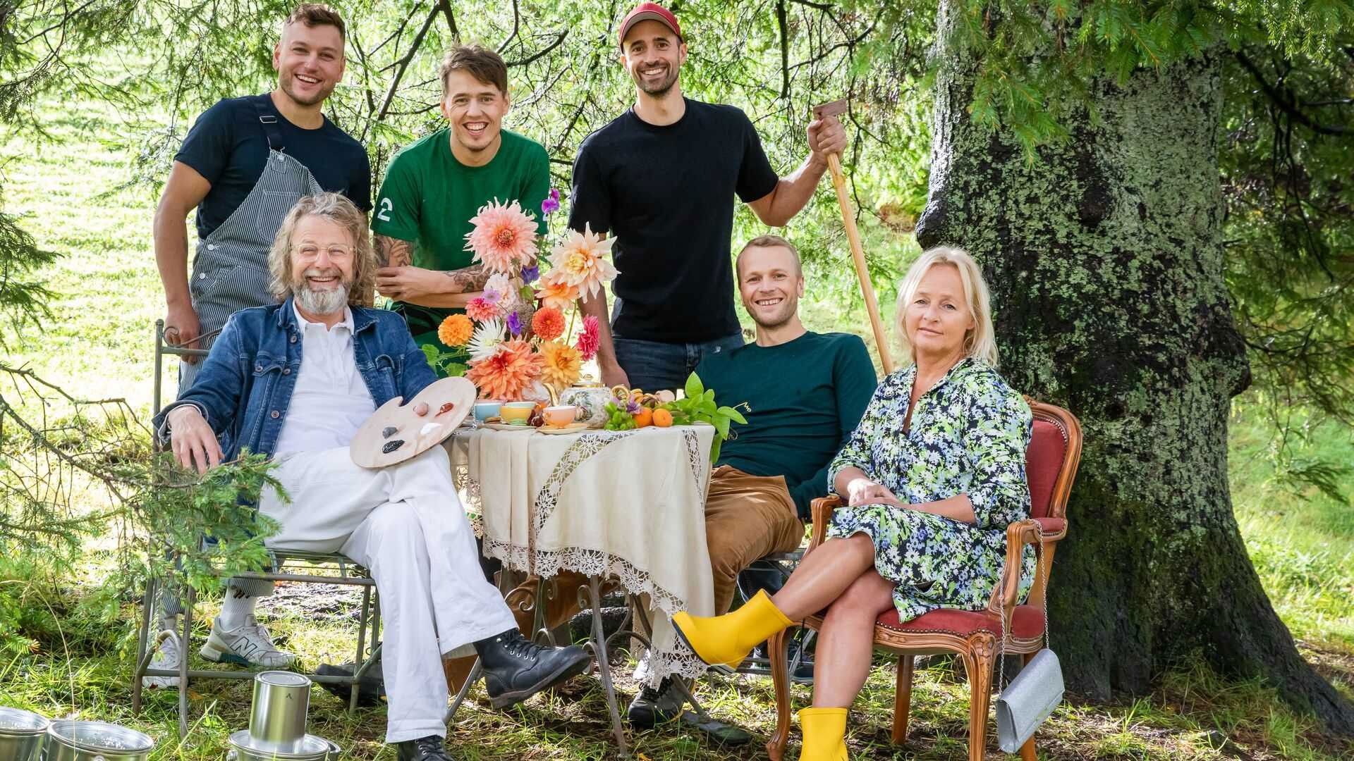 Tid for hage Background