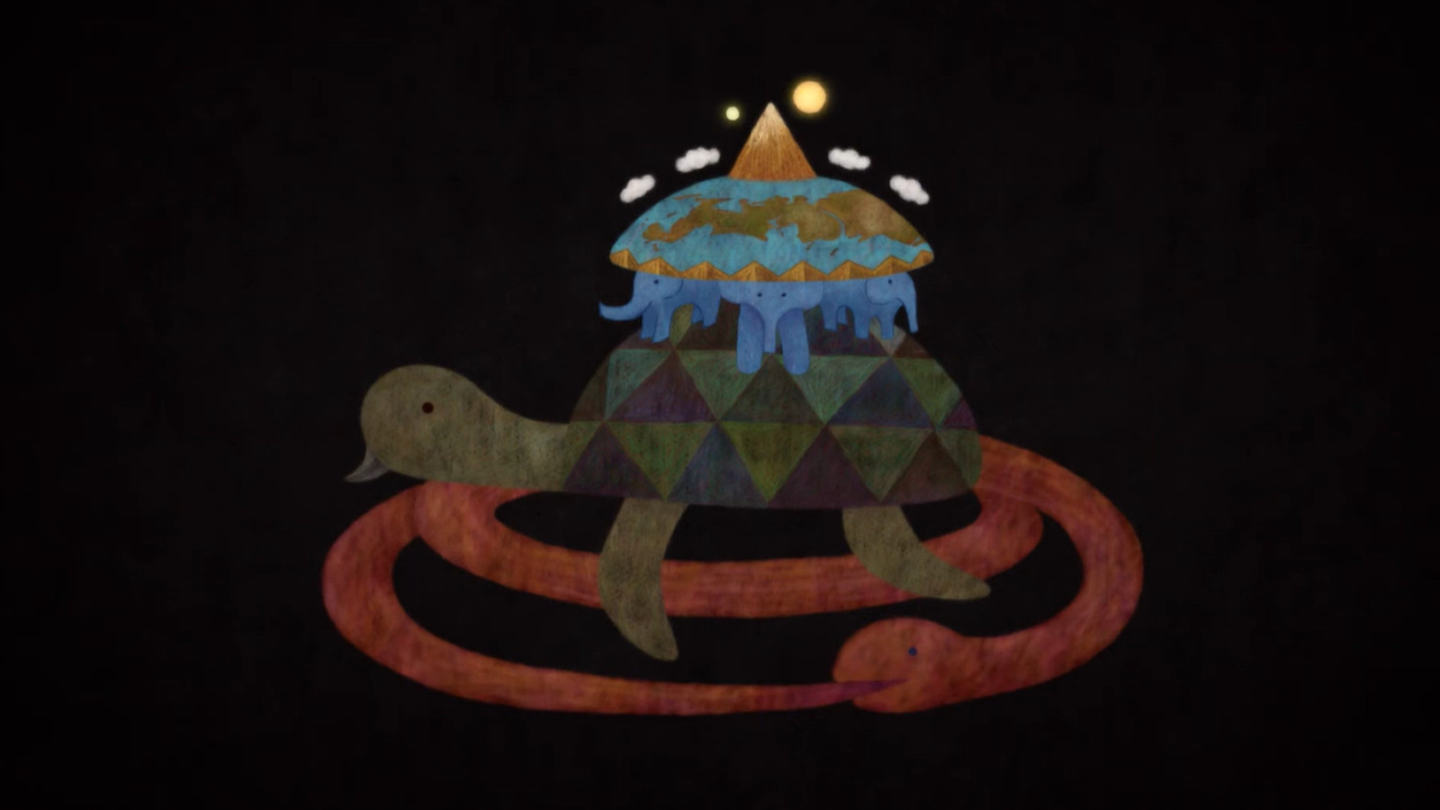 The Moon that Fell Into the Sea Background