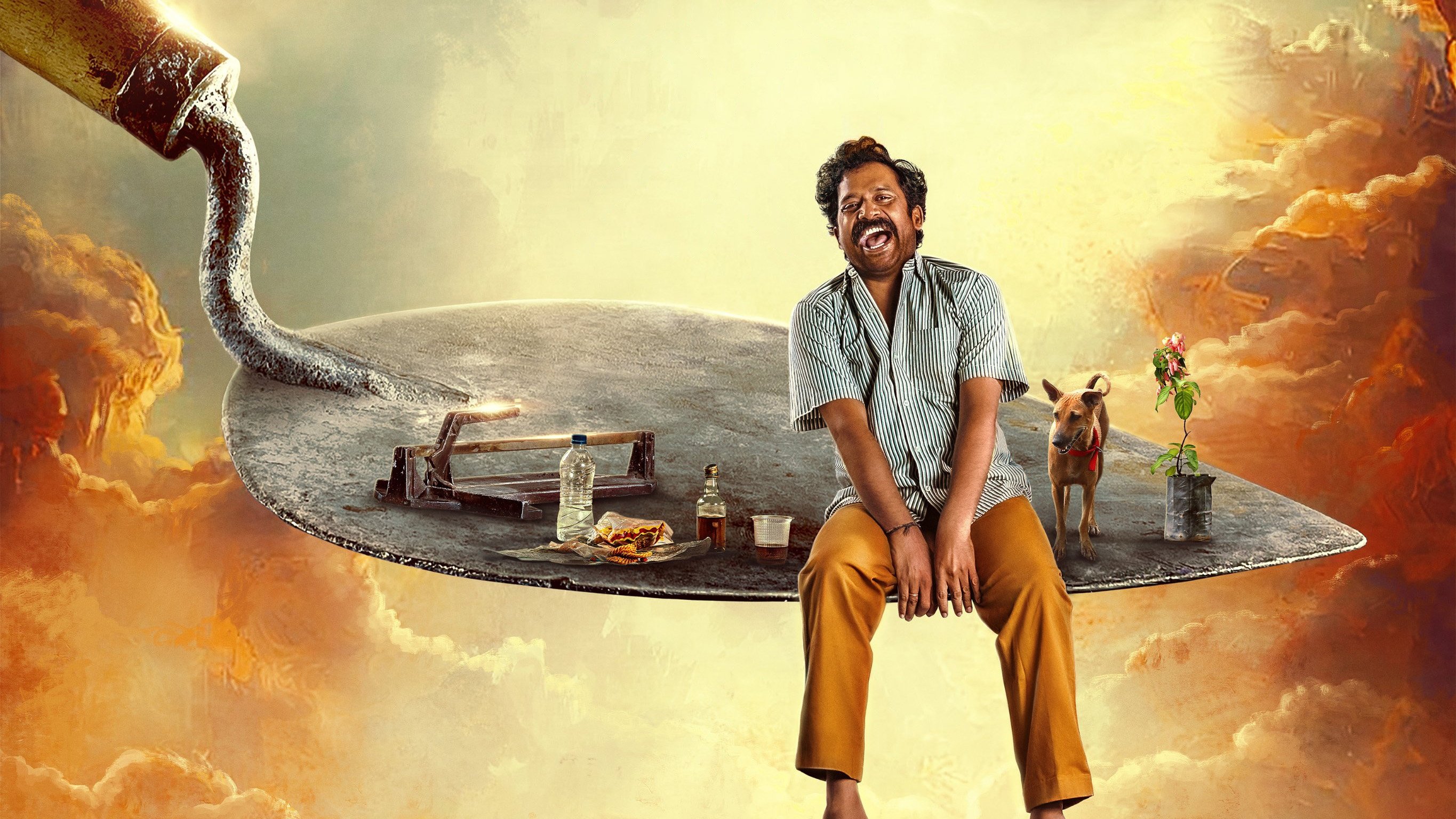 Bottle Radha Background