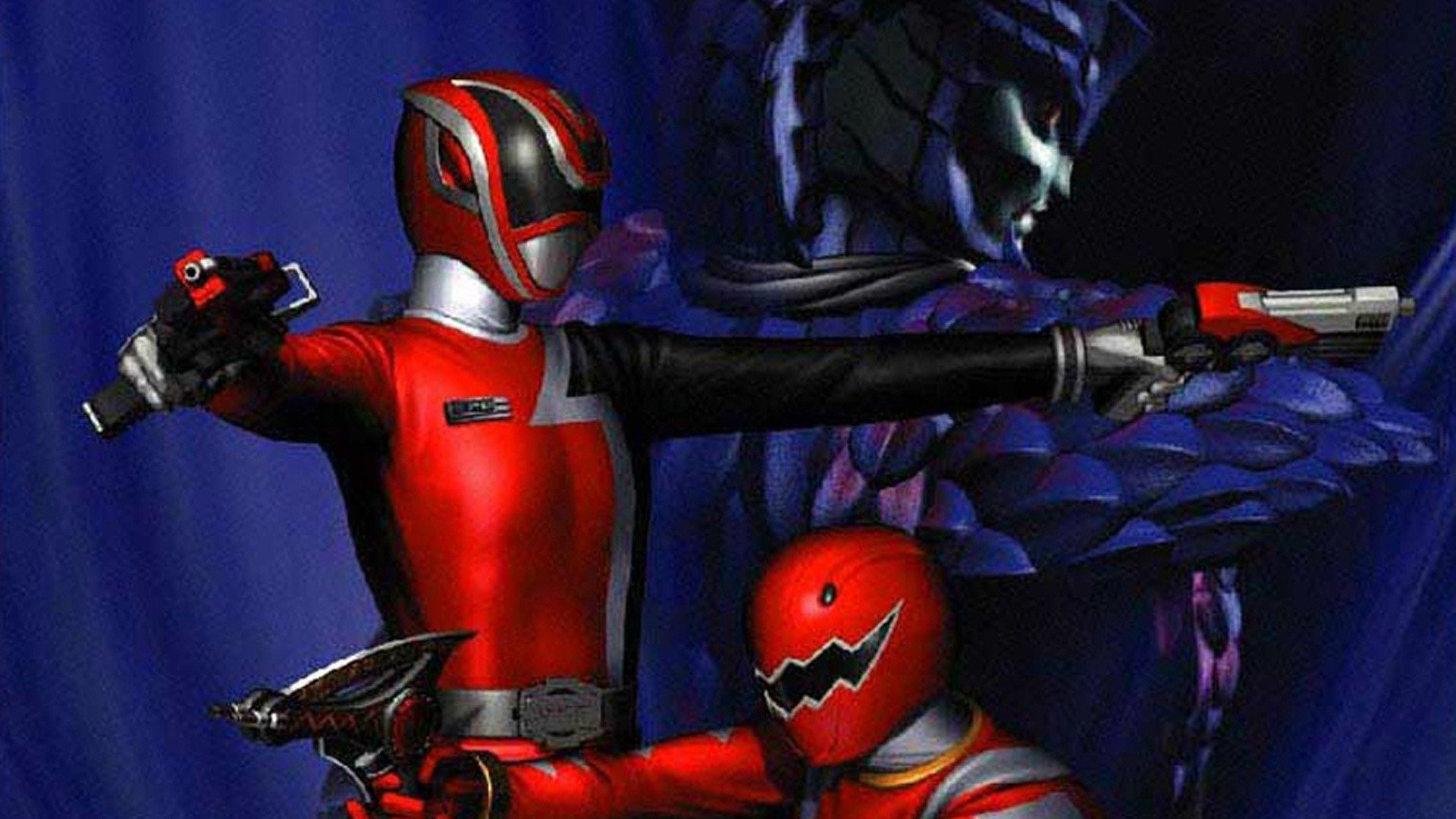 Tokusou Sentai Dekaranger VS Abaranger Background