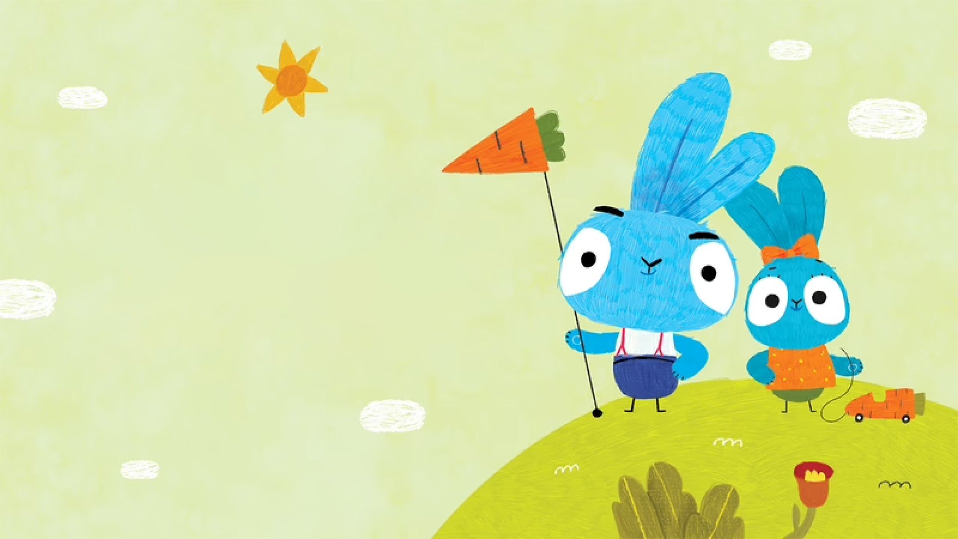 Brave Bunnies Background