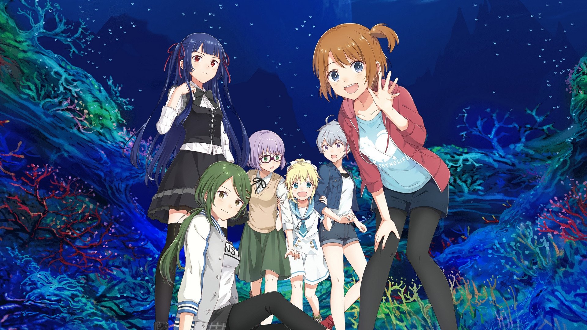 Between the Sky and Sea Background