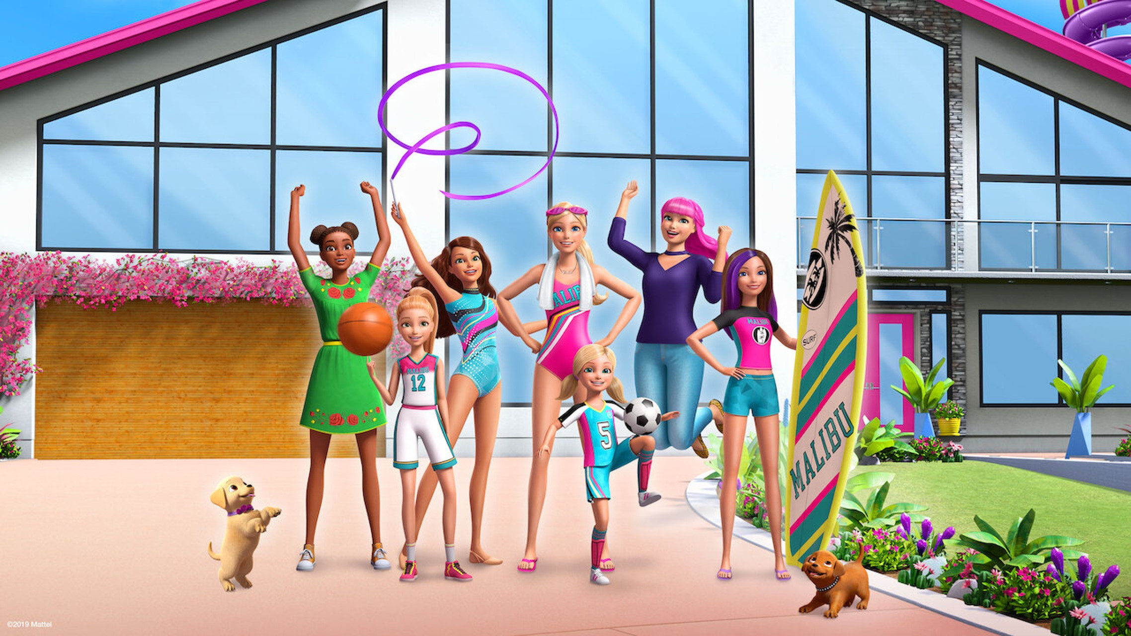 Barbie Dreamhouse Adventures: Go Team Roberts Background