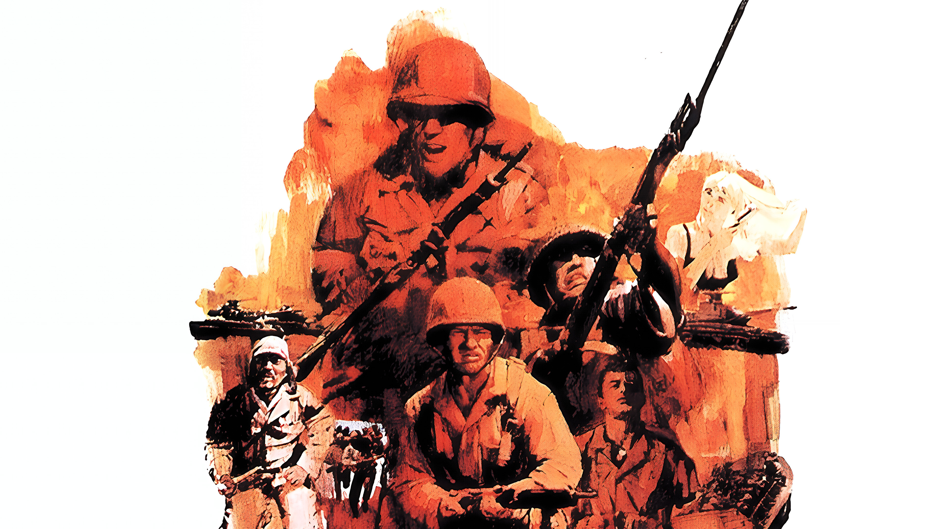 Beach Red Background