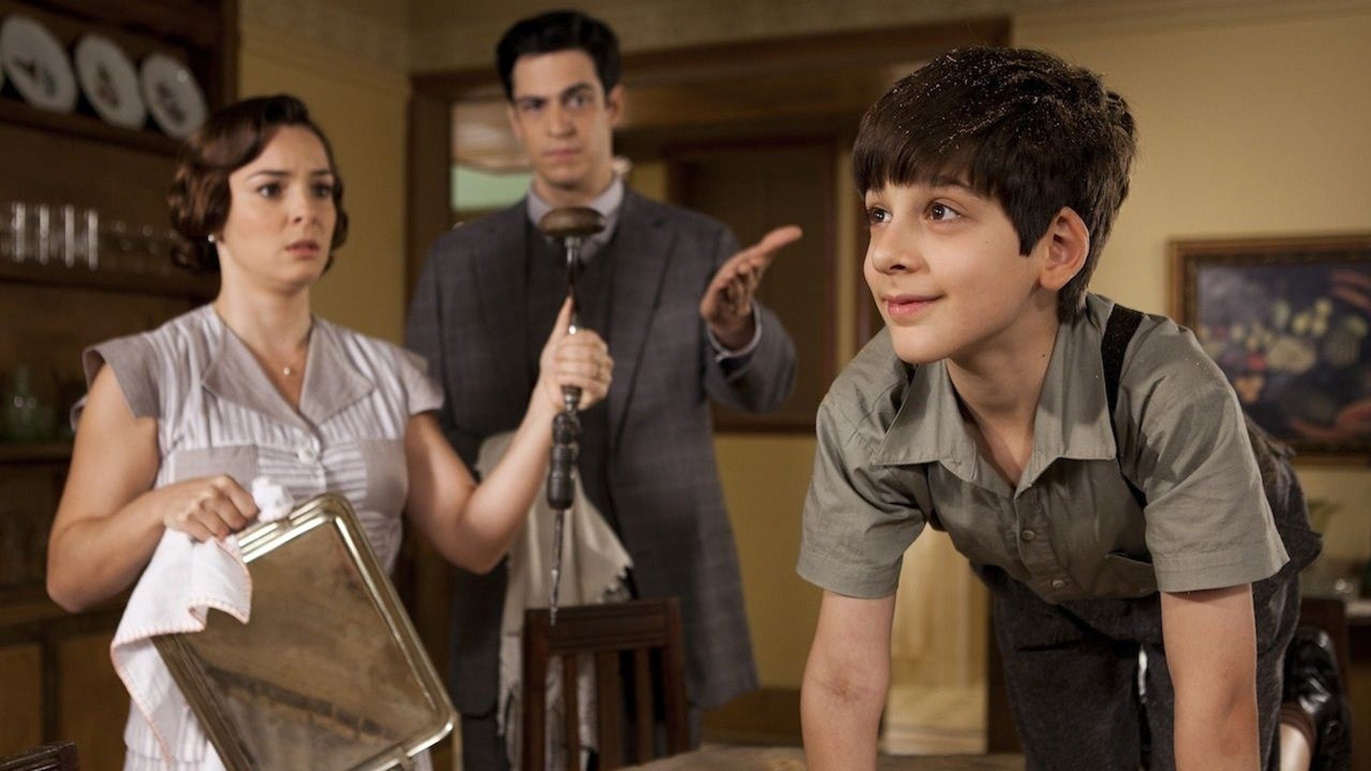 The Boy in the Mirror Background