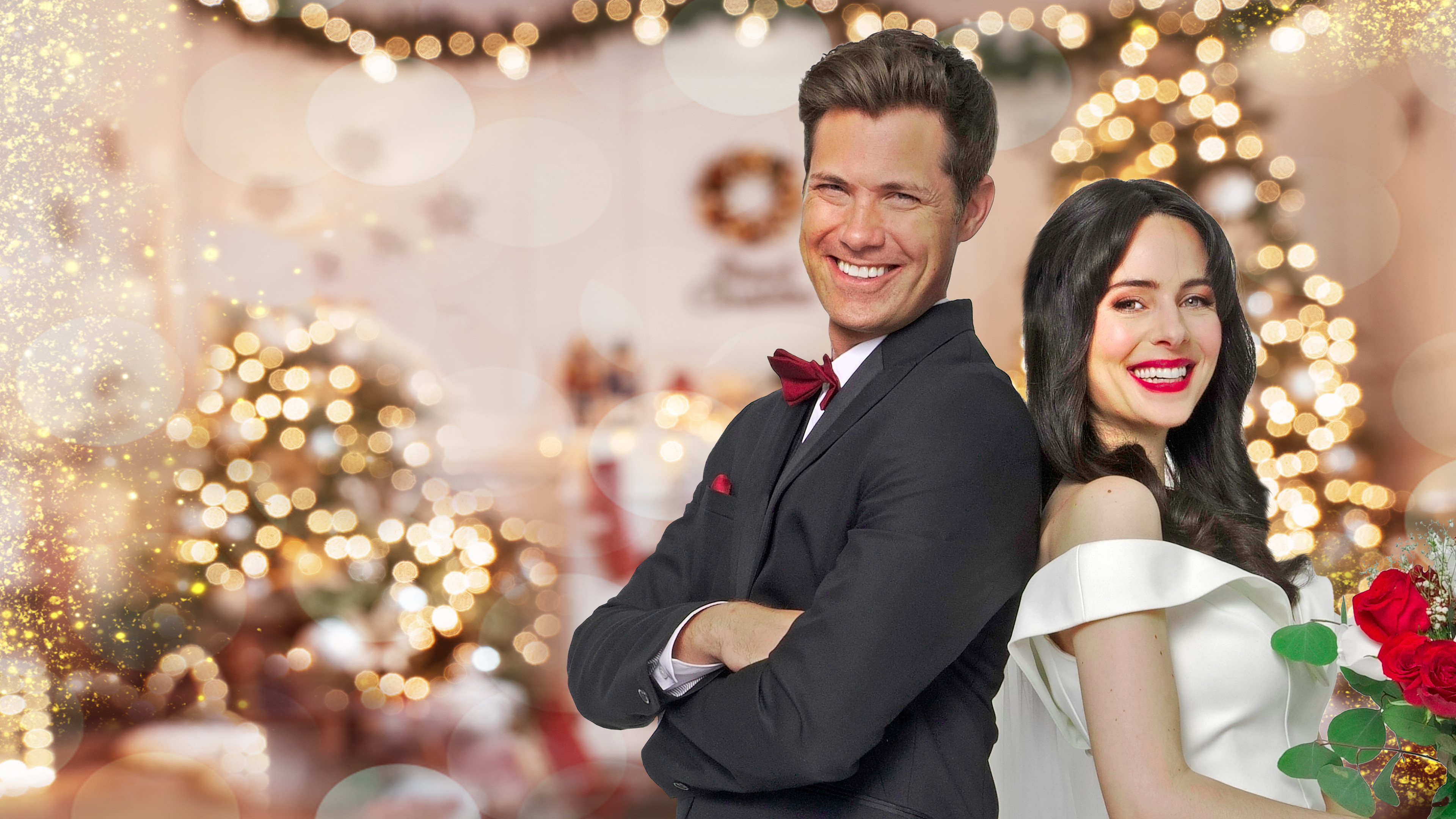 Our Christmas Wedding Background