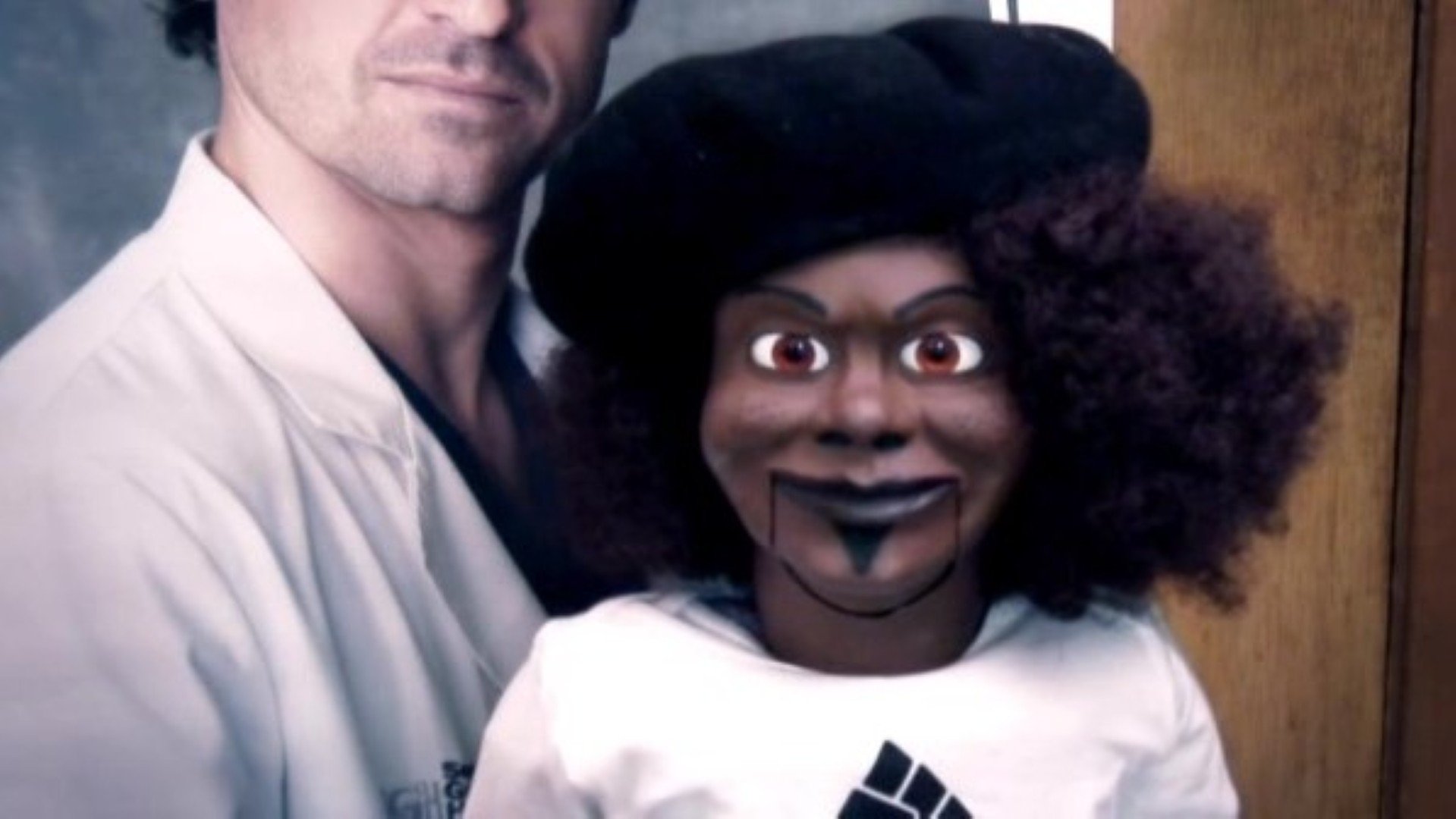 Black Devil Doll Background