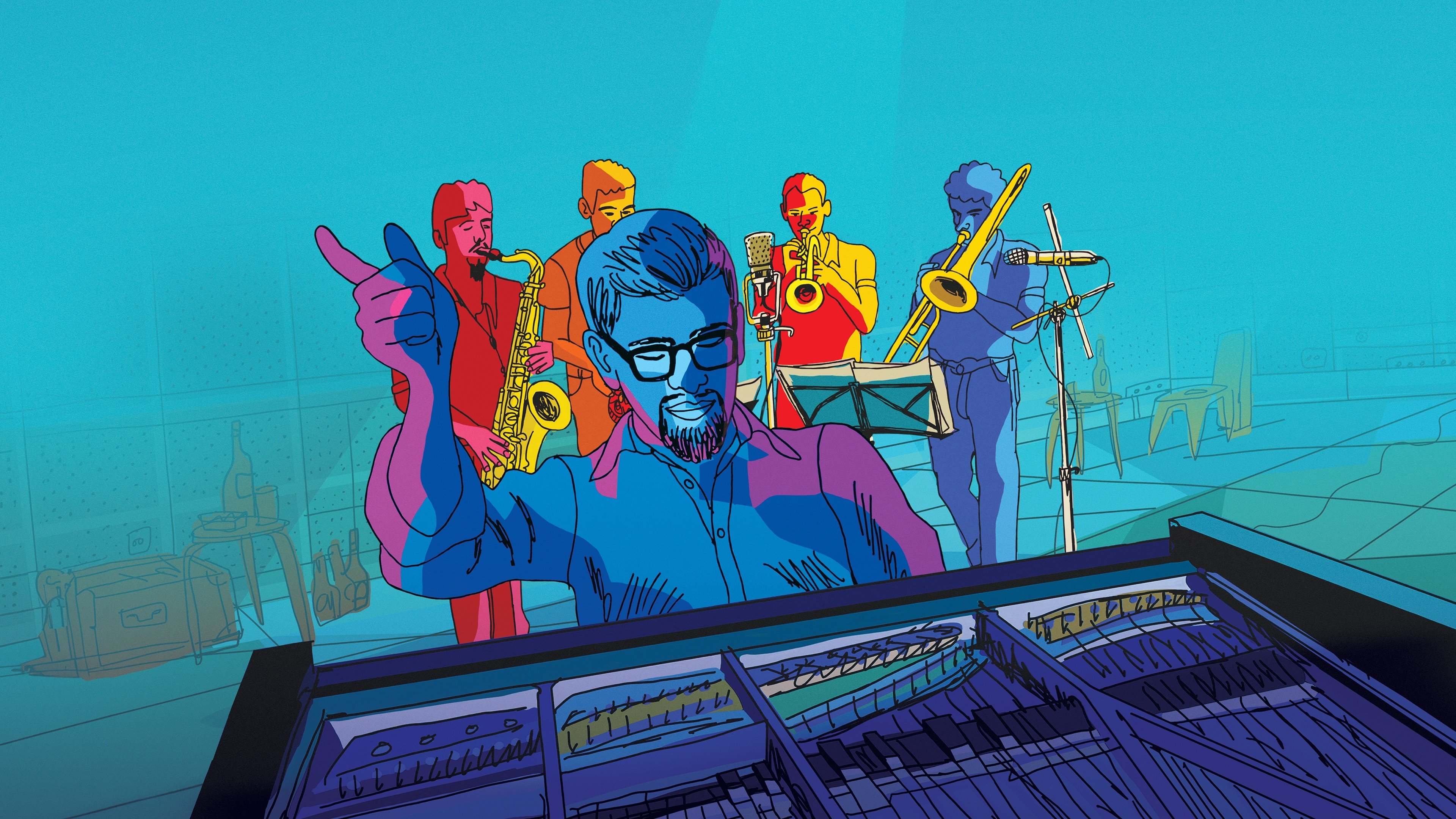 They Shot the Piano Player Background