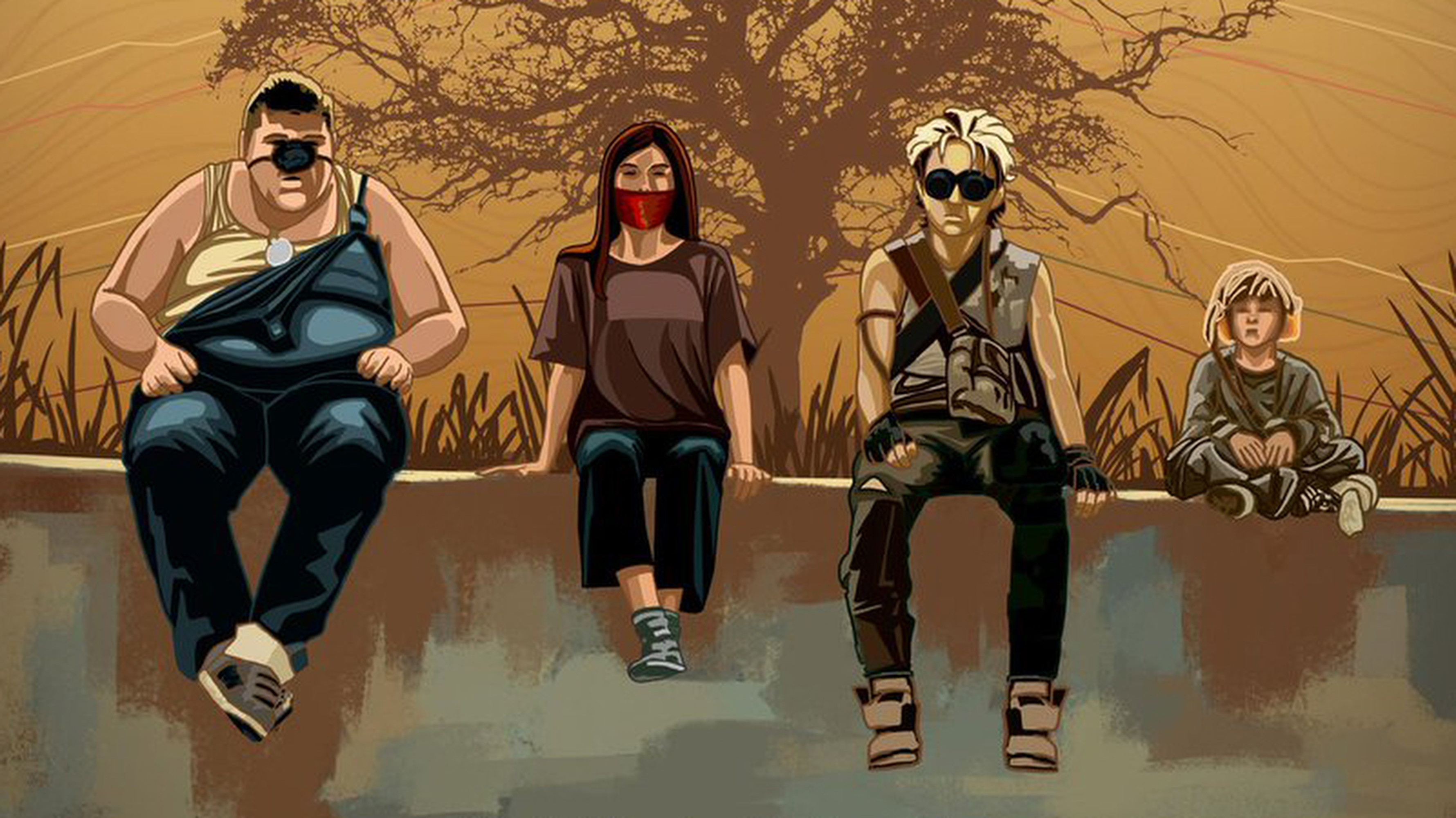 Girl with No Mouth Background