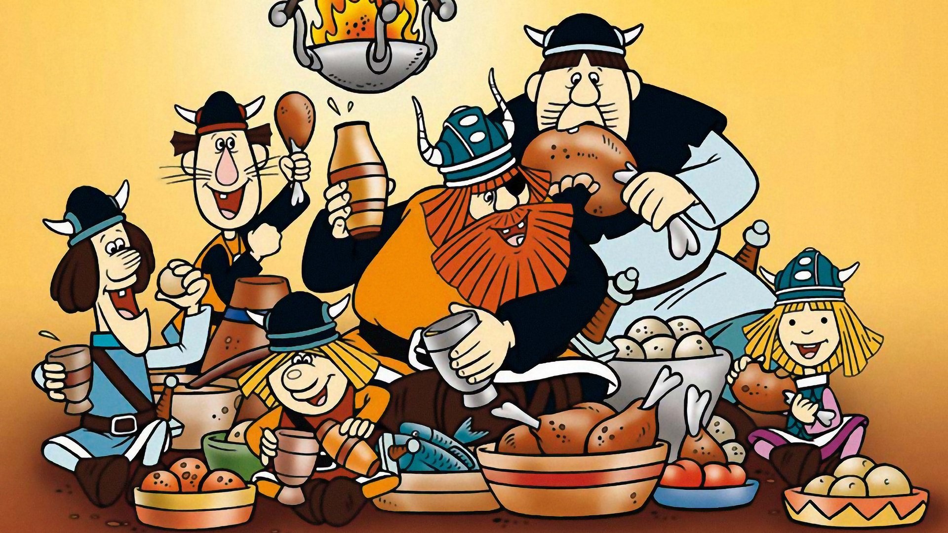 Vicky the Viking Background