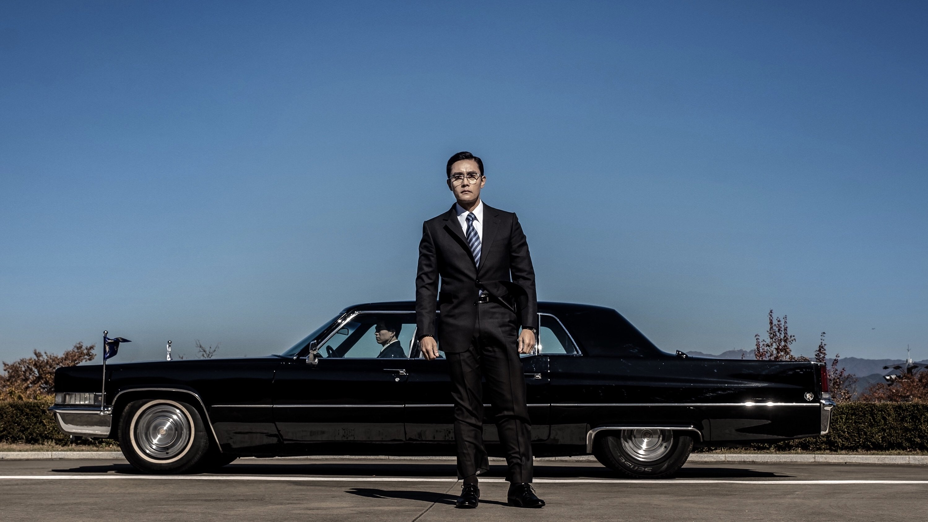 The Man Standing Next Background