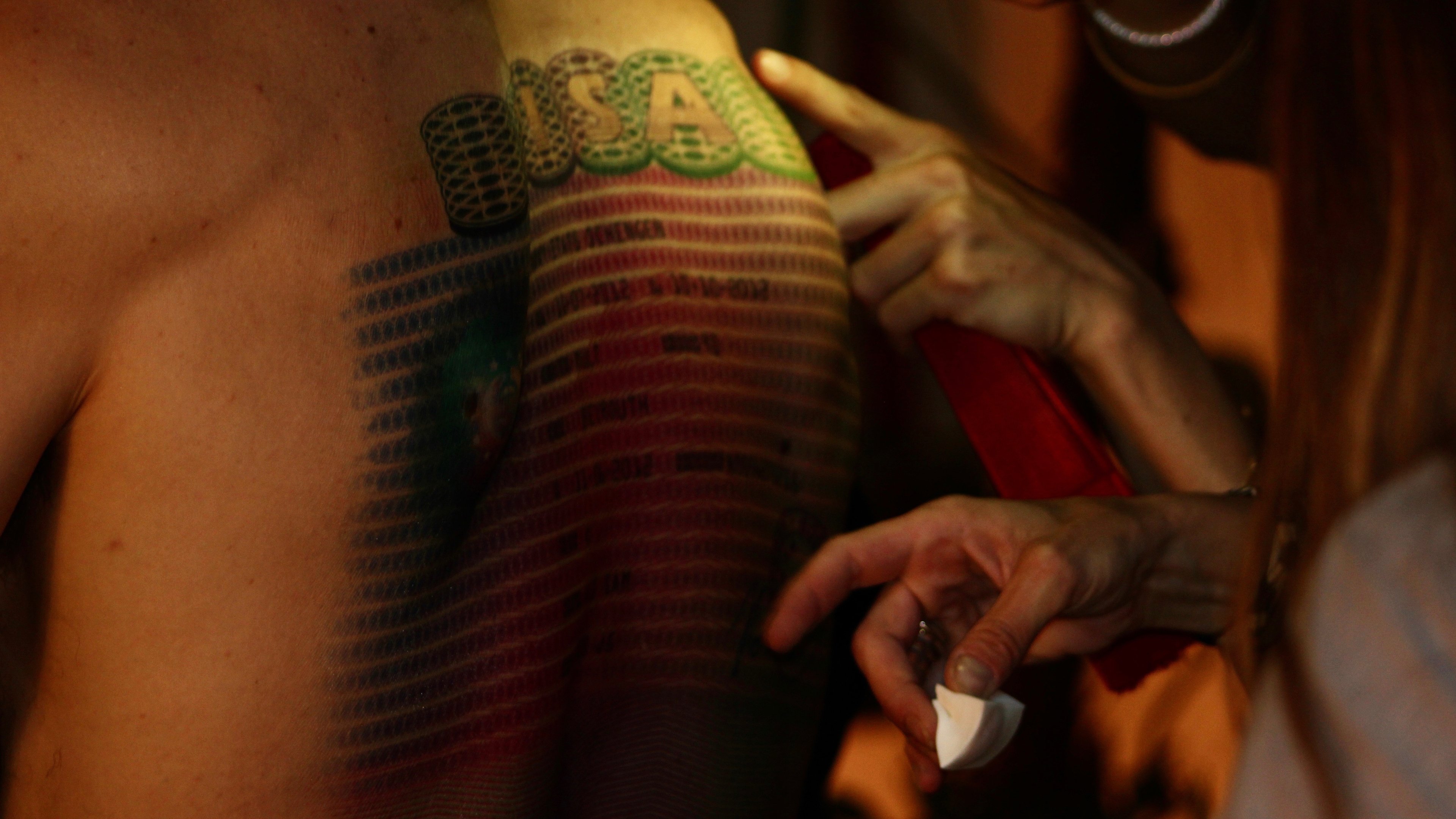 The Man Who Sold His Skin Background