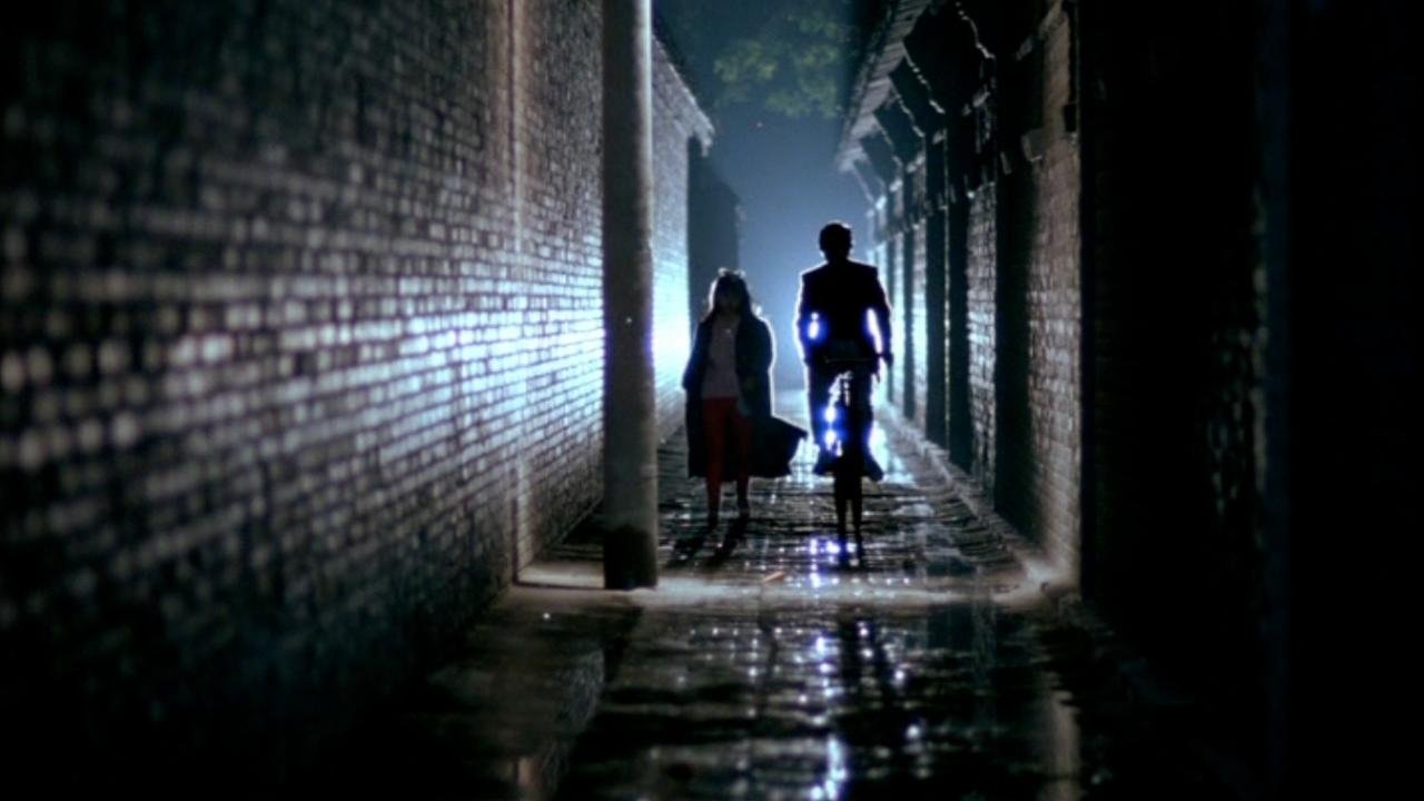 Black Snow Background