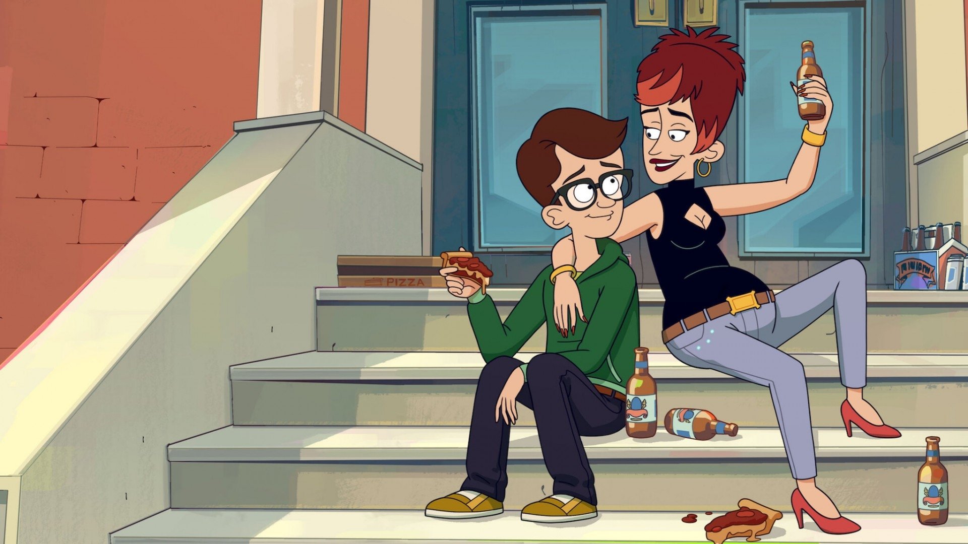 Chicago Party Aunt Background