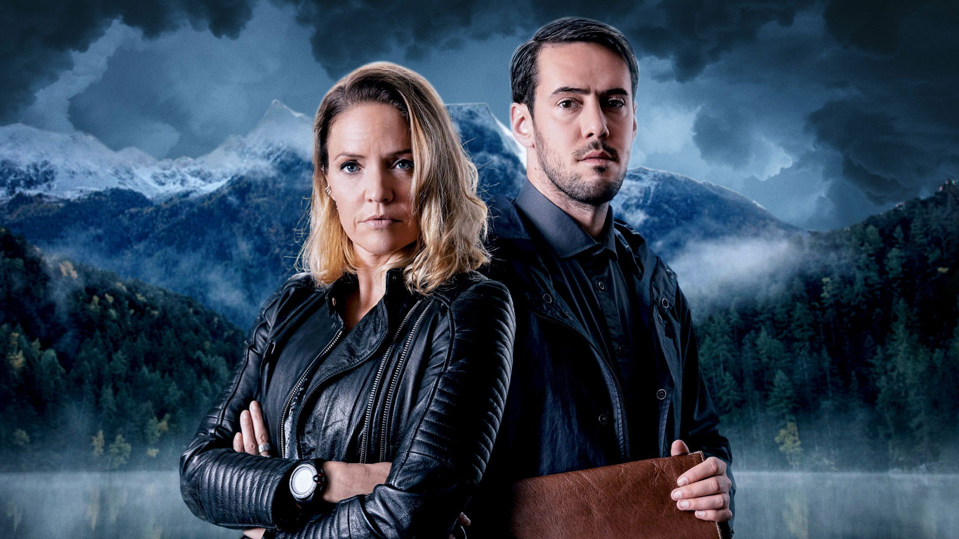 Das Mädchen aus dem Bergsee Background