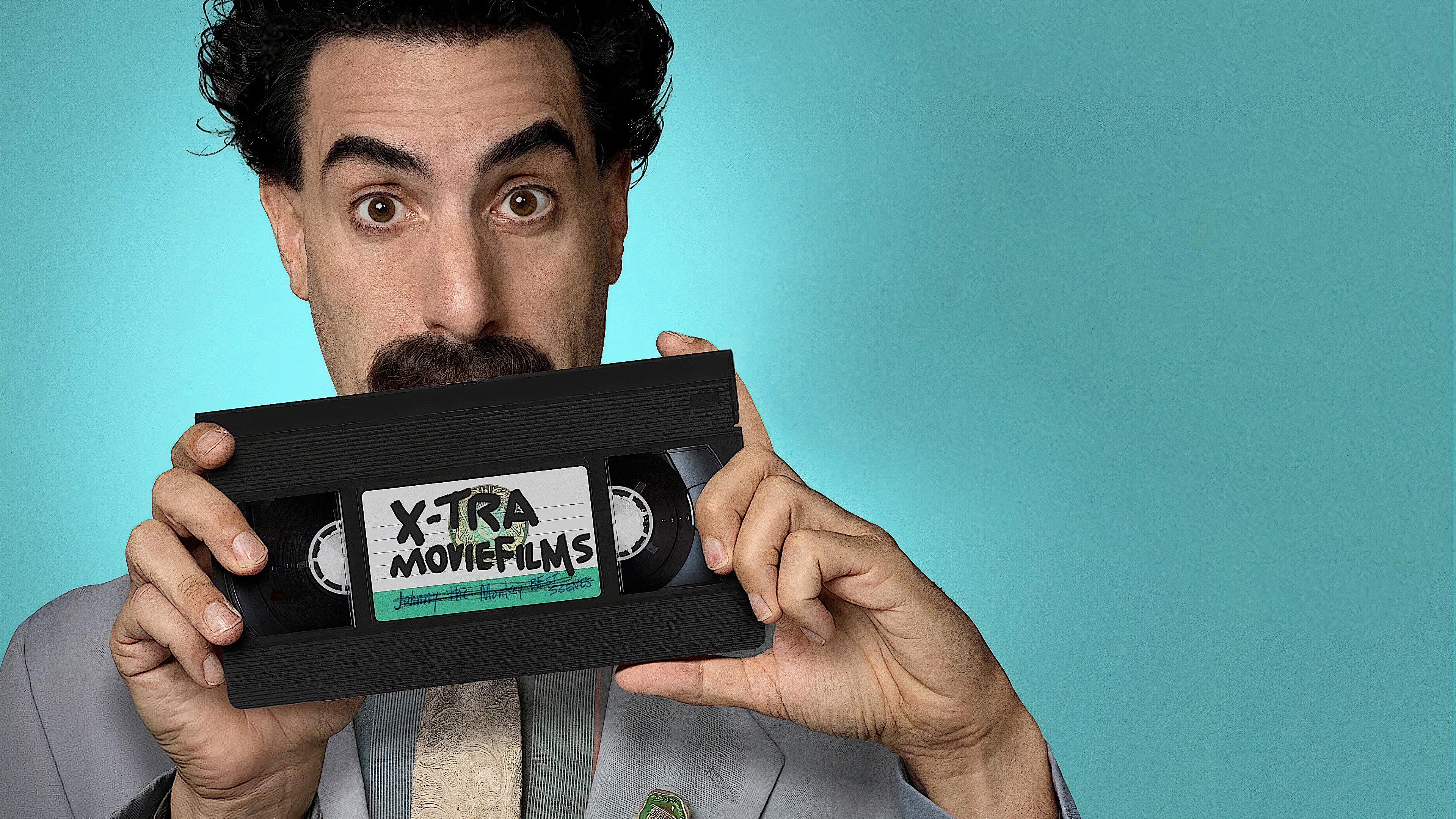Borat: VHS Cassette of Material Deemed "Sub-Acceptable" by Kazakhstan Ministry of Censorship and Circumcision Background