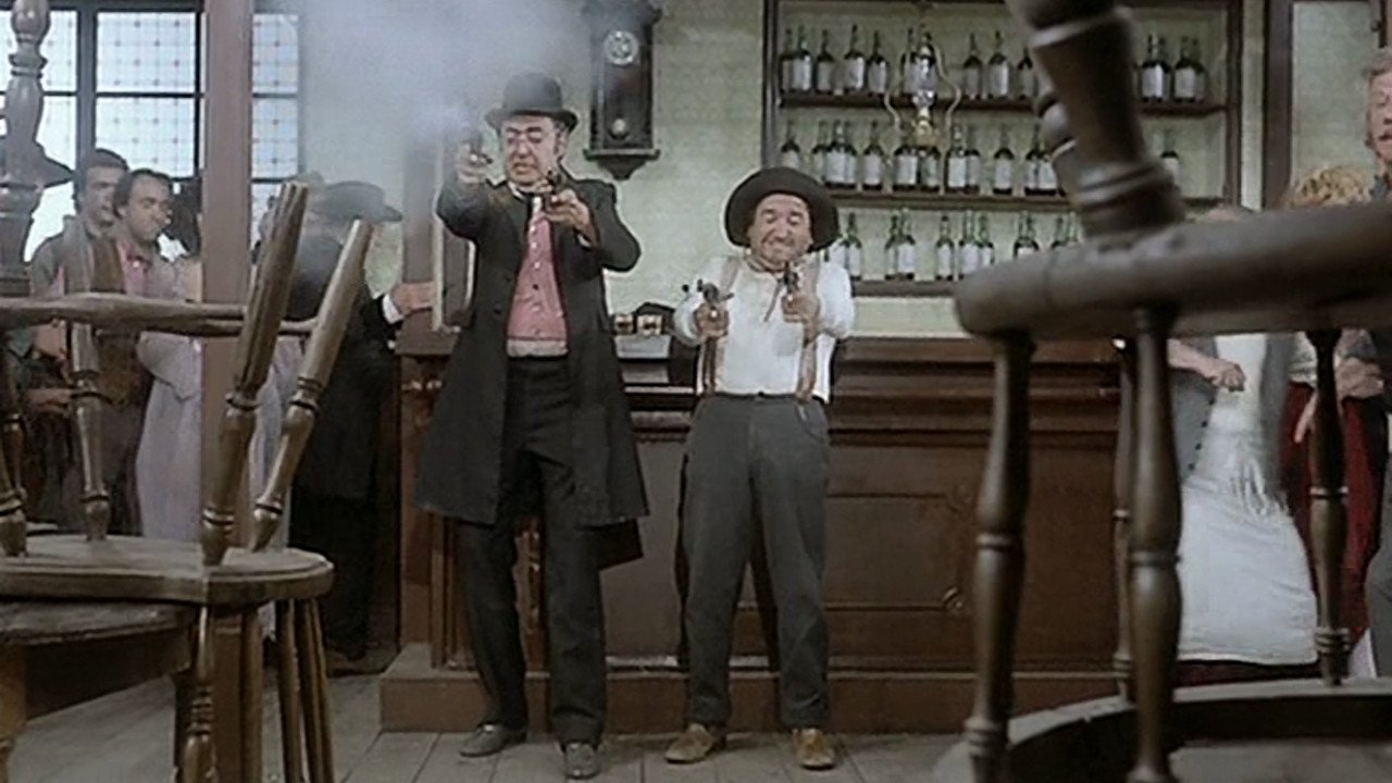 Al este del oeste Background