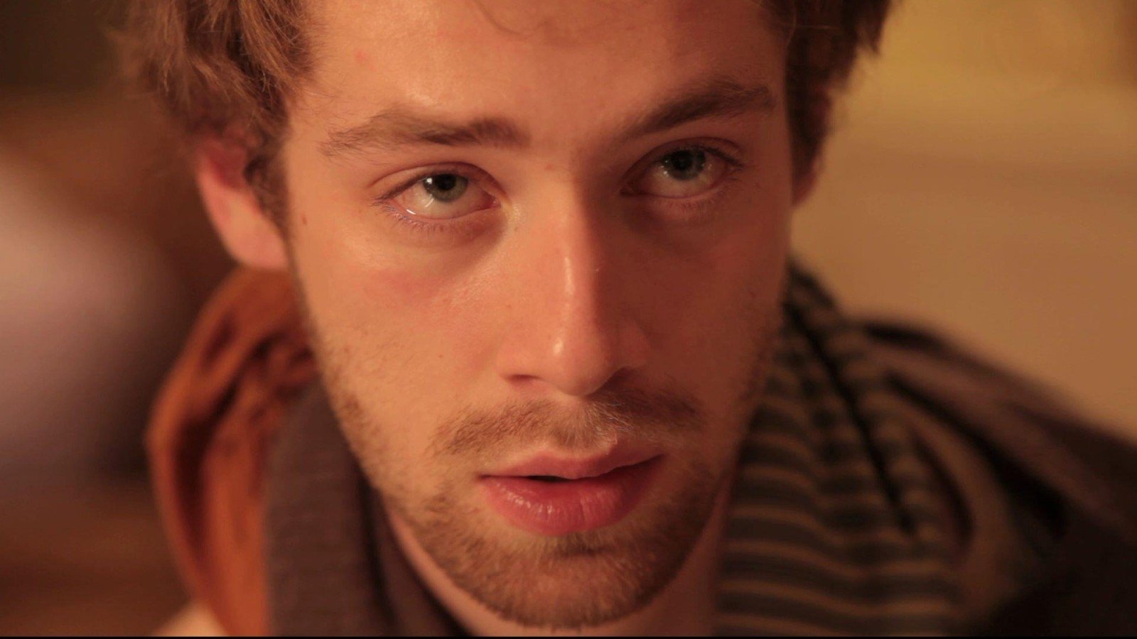 Boy Eating the Bird's Food Background