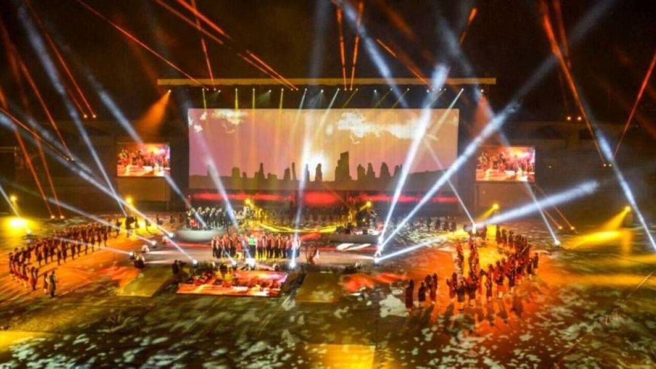 Le Grand Spectacle du Festival interceltique de Lorient 2022 Background