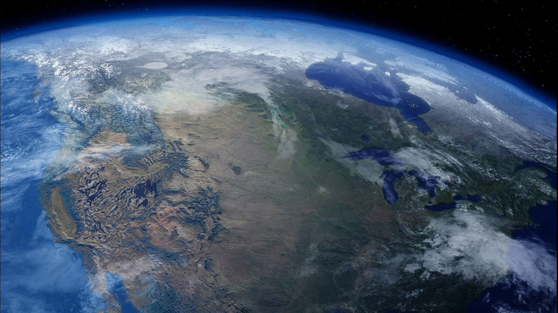 Faces of Earth Background