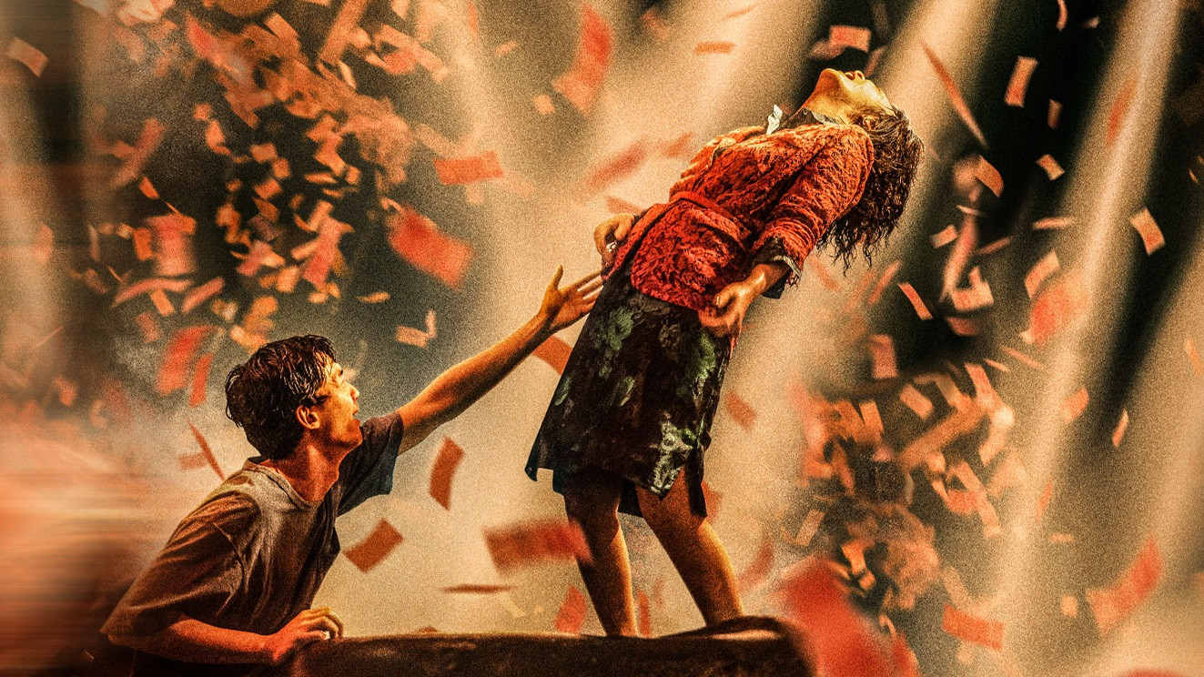 Dwelling by the West Lake Background